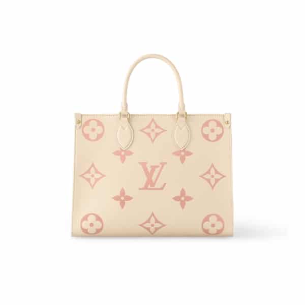 Louis Vuitton Onthego MM Bag Pink 34Cm