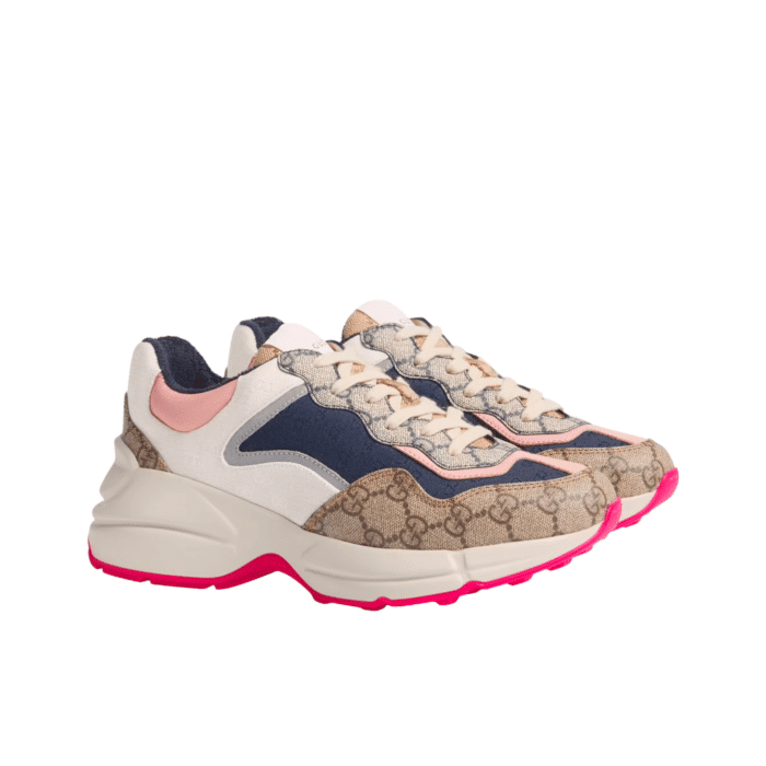 Gucci Wmns Gg Rhyton Beige White Pink 620185 99Wf0 4371