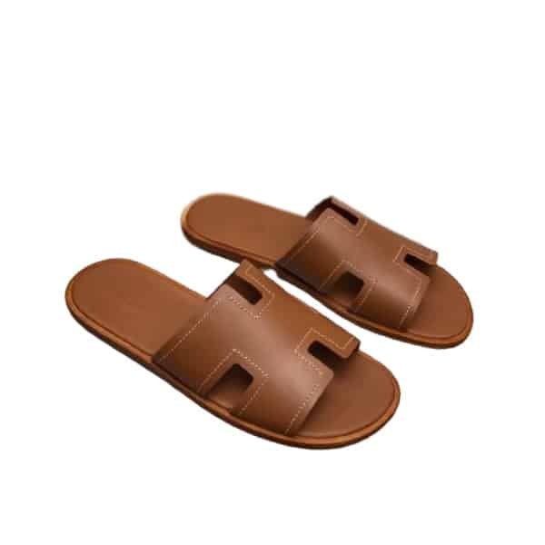Hermes Izmir Sandal Brown H221826Zha3415
