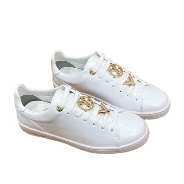 Louis Vuitton Frontrow Sneaker And Logo Embellished Lace Up 1A2Xoq