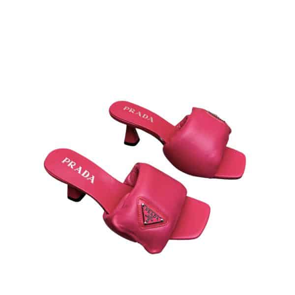 Prada Soft Padded Nappa Sandals