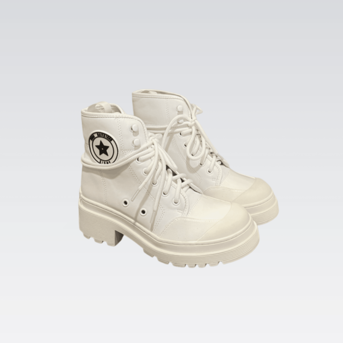 DIOR D-RISE ANKLE BOOT WHITE