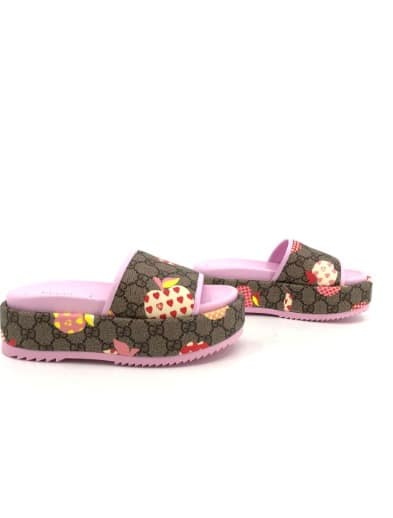 Gucci Women'S Les Pommes Sandal Pink 664214