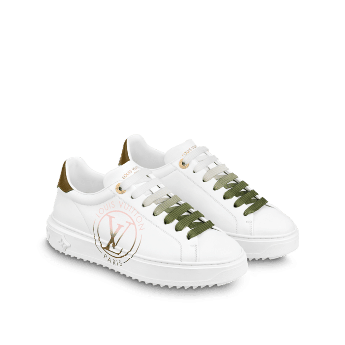 Louis Vuitton Time Out Sneaker Kaki Green 1Aa1Ca