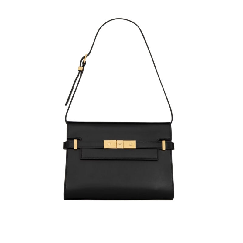 Saint Laurent Manhattan Small In Box Black 24Cm 6756260Sx0W1000