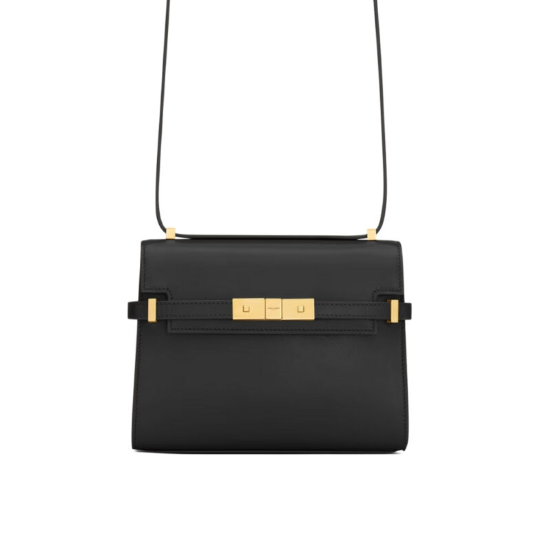 Saint Laurent Mini Manhattan In Box Black 19Cm 7277660Sx0W1000