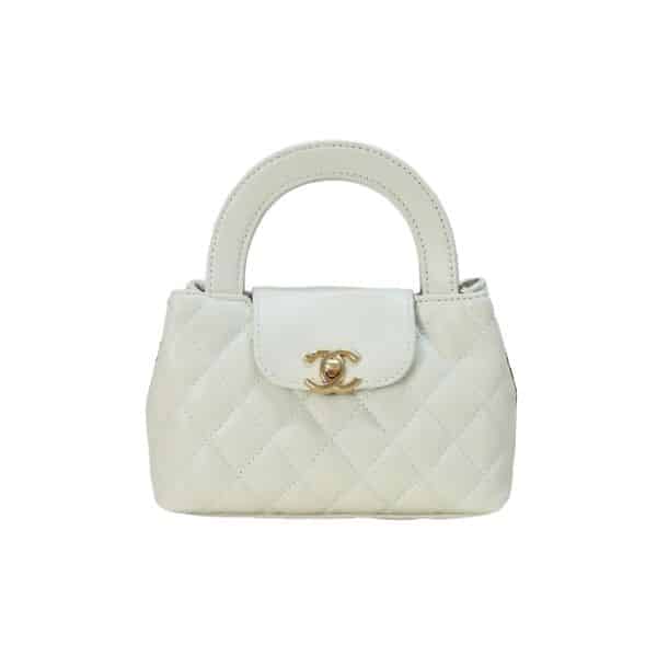Chanel Clutch With Chain Bag White 19Cm Ap3435 B14269 10601