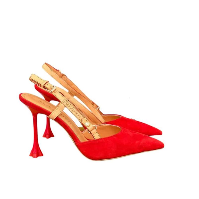Louis Vuitton Blossom Slingback Pump Red 1Ac8F5