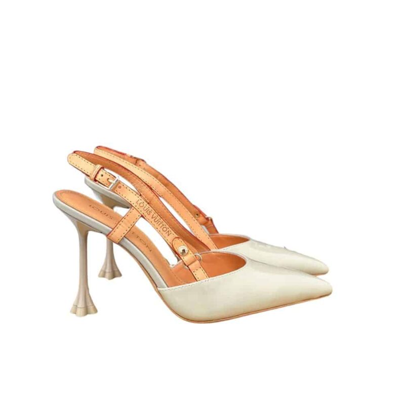 Louis Vuitton Blossom Slingback Pump Beige 1Ac8E0