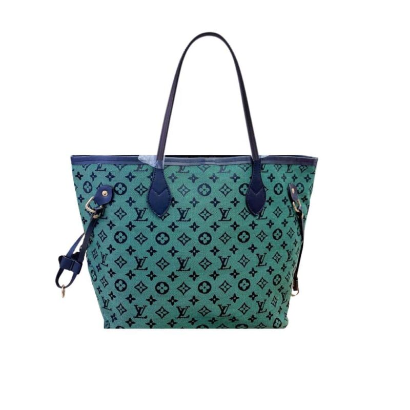 Louis Vuitton Neverfull Tote Monogram Blue 44Cm