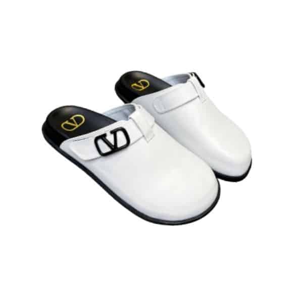 Valentino Garavani Vlogo Clog White
