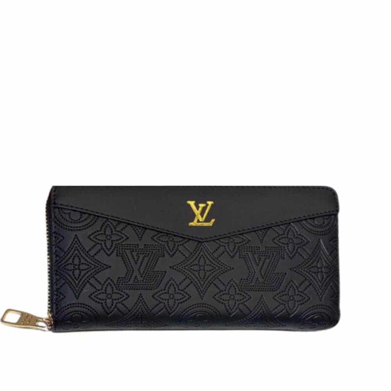Louis Vuitton Monogram Clutch Black 19Cm
