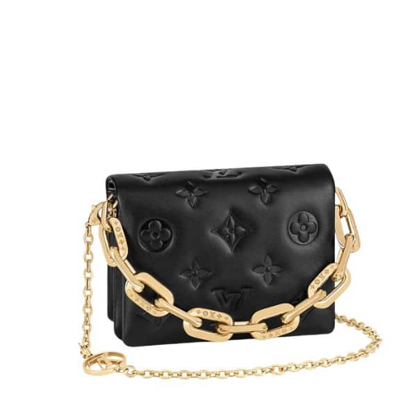 Louis Vuitton Coussin Belt Bag Monogram Black 17Cm M81125