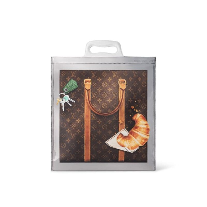 Louis Vuitton Freezer Sac Plat Silver 43Cm M23151