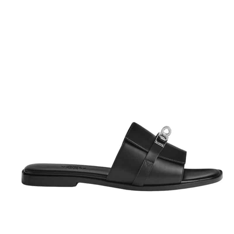 Hermes Giulia Sandal Black H231056Z 02350