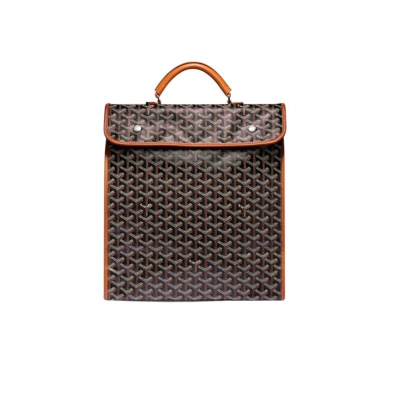 GOYARD SAINT LÉGER BACKPACK BLACK TAN 36CM STLEGEMMLTY01CG03P