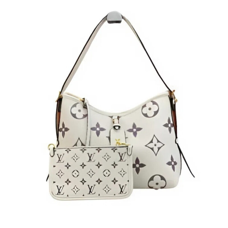 Louis Vuitton Carryall PM Bicolor Monogram Empreinte White Purple 29Cm