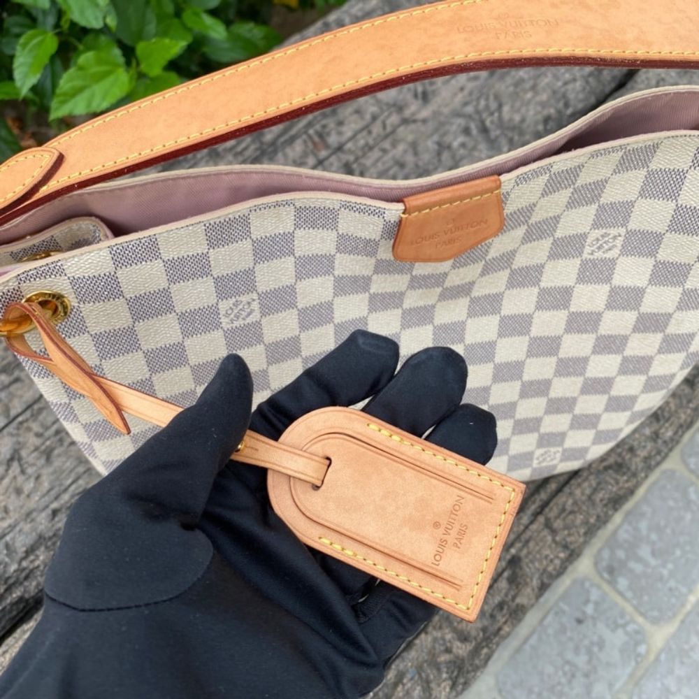 Louis Vuitton Graceful PM Damier Azur 35Cm N42249 - Image 4