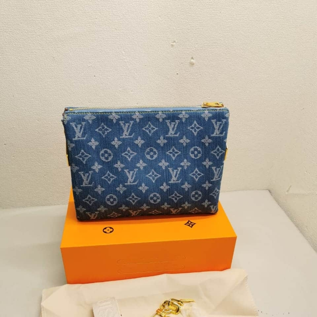 Louis Vuitton Coussin PM Bag Denim Blue 26Cm M24564 - Image 2