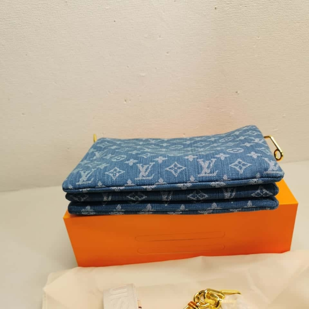 Louis Vuitton Coussin PM Bag Denim Blue 26Cm M24564 - Image 5