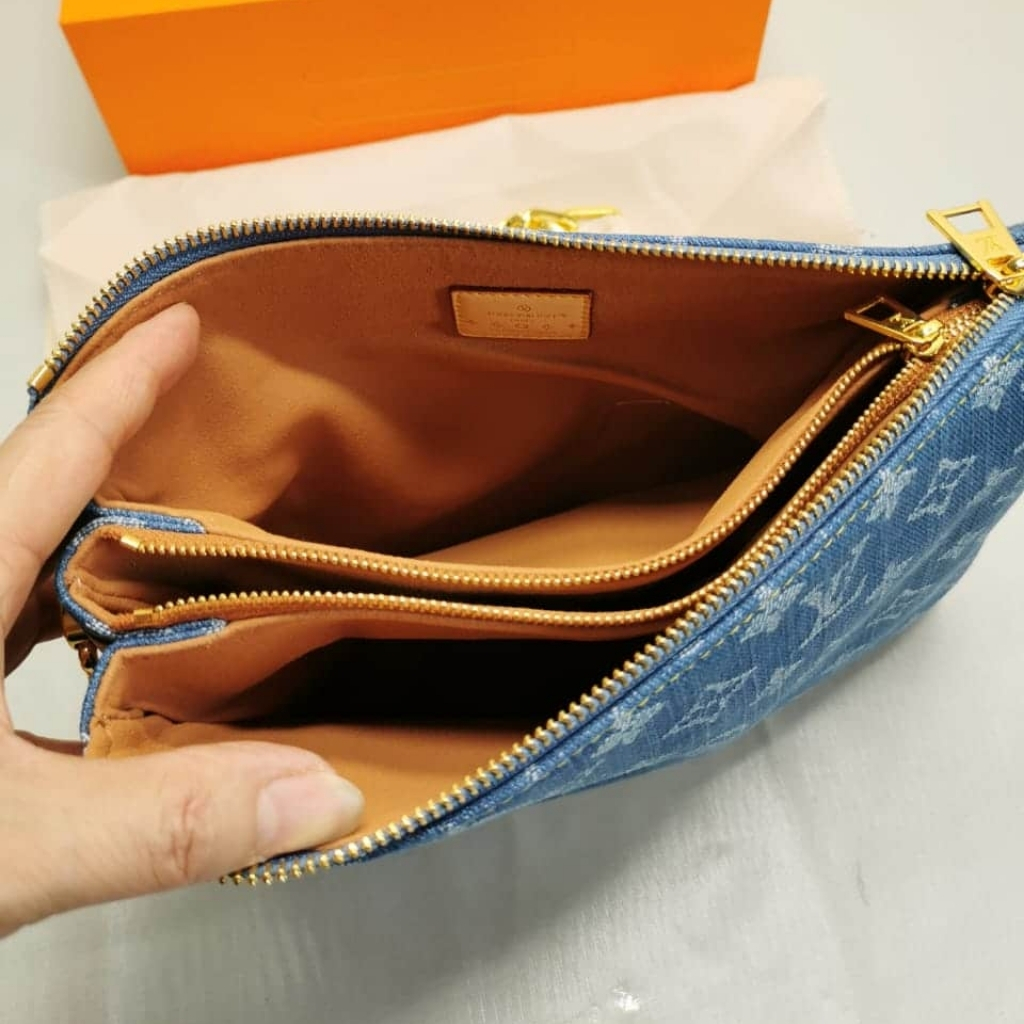 Louis Vuitton Coussin PM Bag Denim Blue 26Cm M24564 - Image 4
