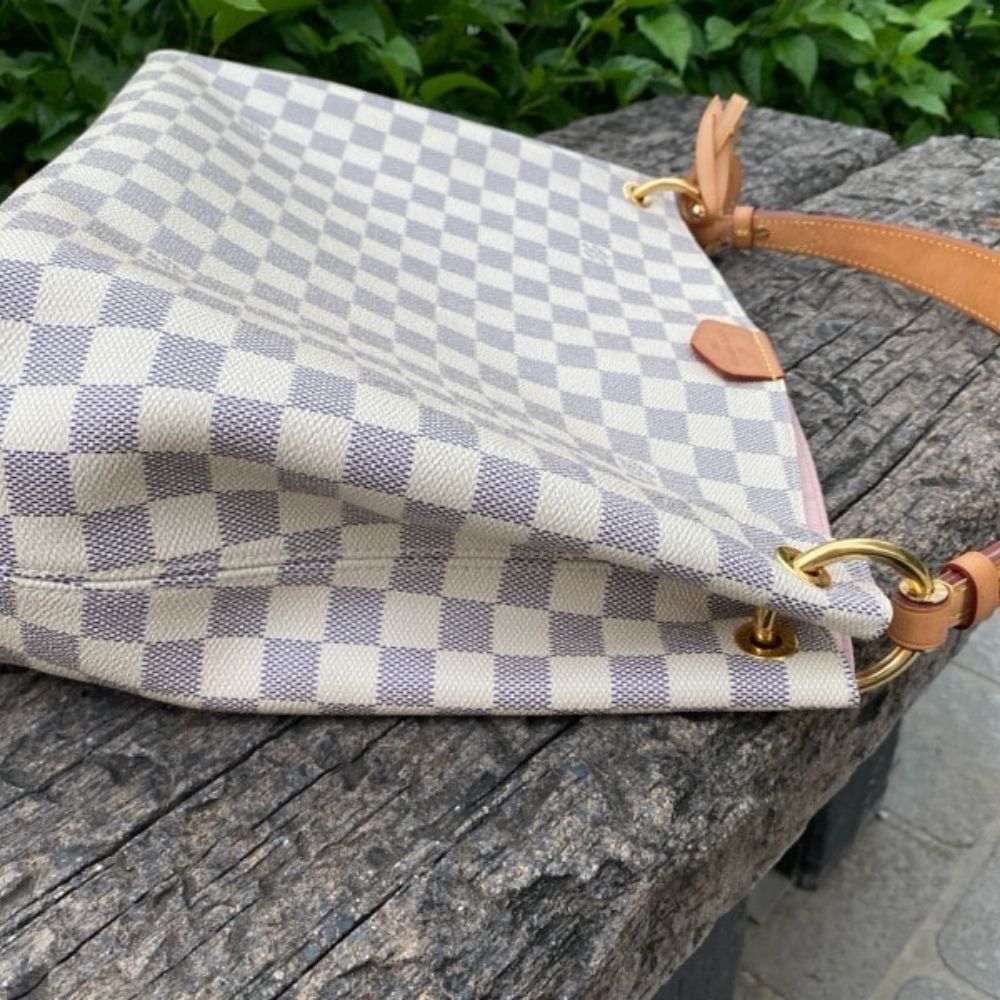 Louis Vuitton Graceful PM Damier Azur 35Cm N42249 - Image 7
