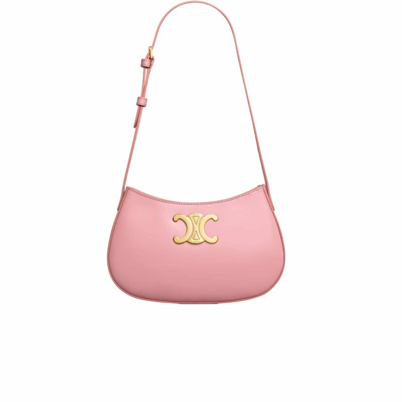 Celine Medium Tilly Bag In Shiny Rose 21Cm 115703Bf4 24Os