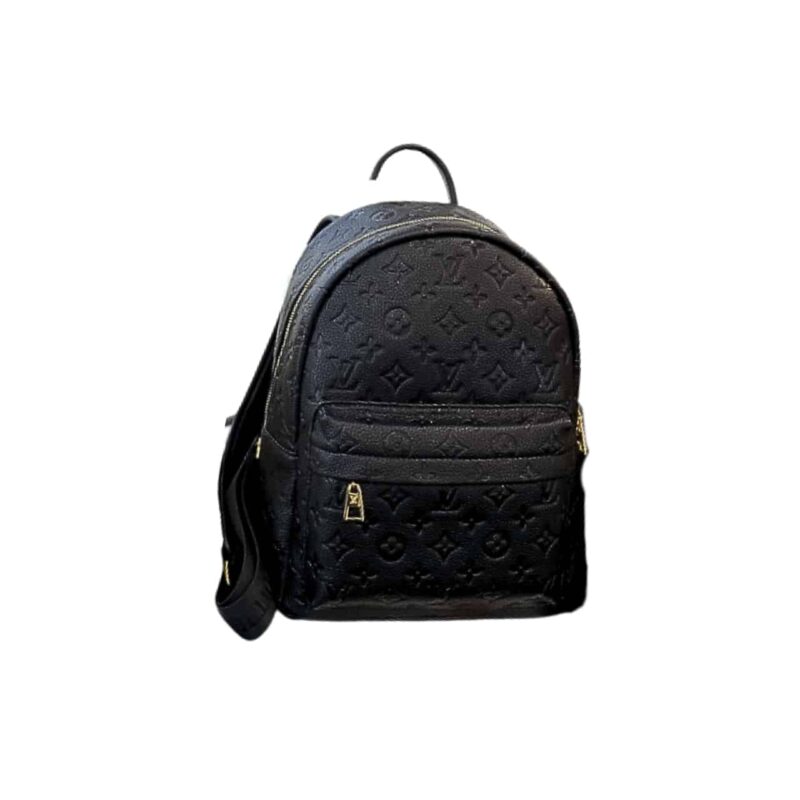 Gucci Gg Embossed Leather Backpack Black 26Cm