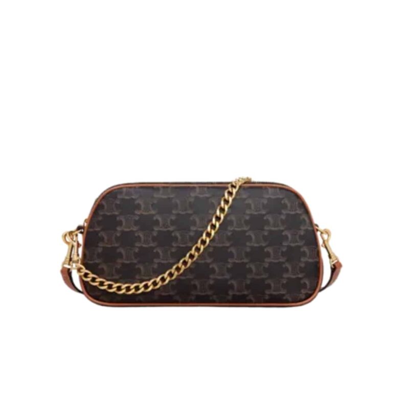 Celine Multi Bag In Triomphe Canvas And Tan 26Cm 114122Bzj 04Lu