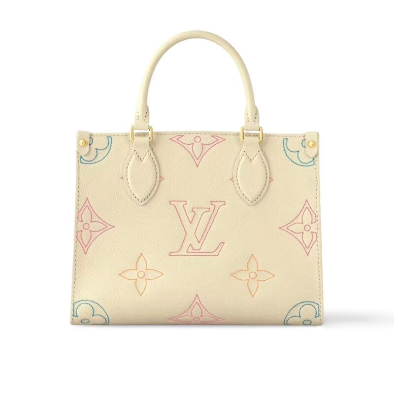 Louis Vuitton Onthego PM Monogram Pattern Beige 25Cm M46629