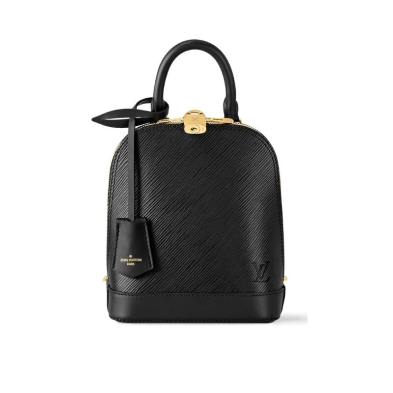 Louis Vuitton Alma Backpack Epi Leather Black 20Cm M25103