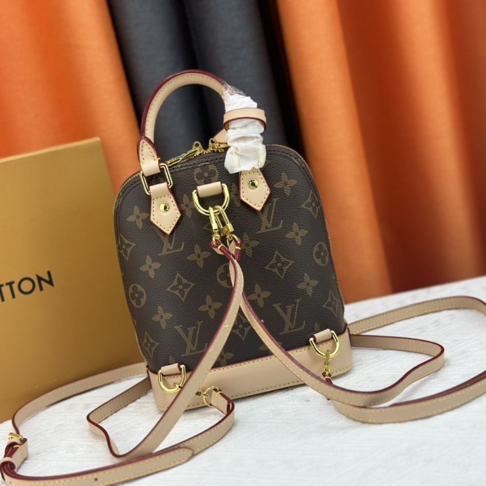 Louis Vuitton Alma Backpack Monogram Canvas 20Cm M47132 - Image 4