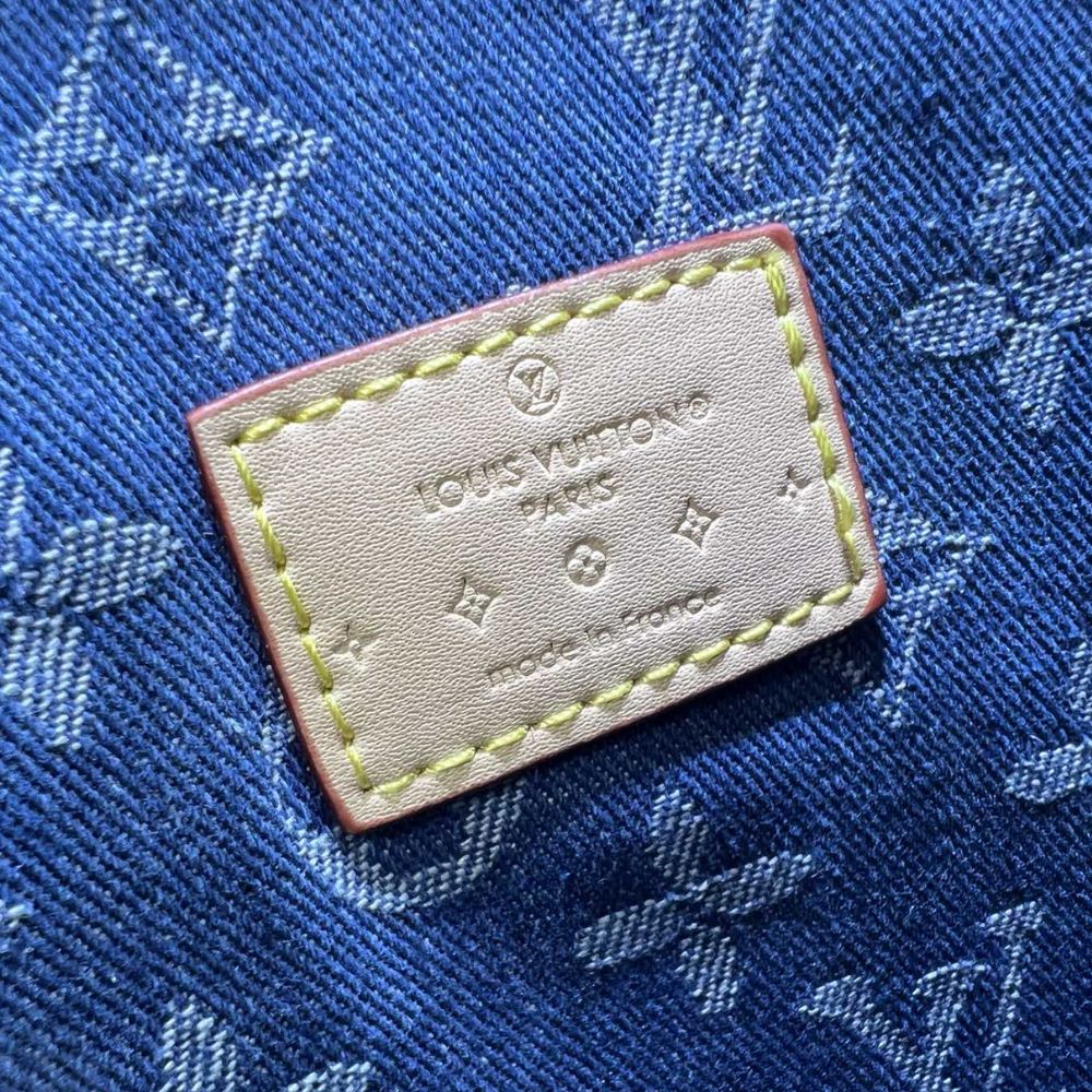 Louis Vuitton Alma Backpack Blue Denim 20Cm - Image 8