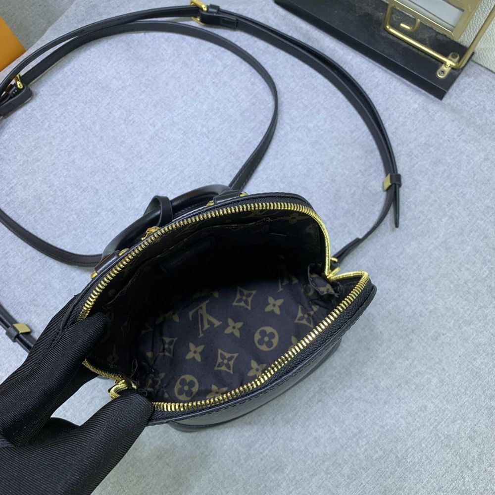 Louis Vuitton Alma Backpack Epi Leather Black 20Cm M25103 - Image 8