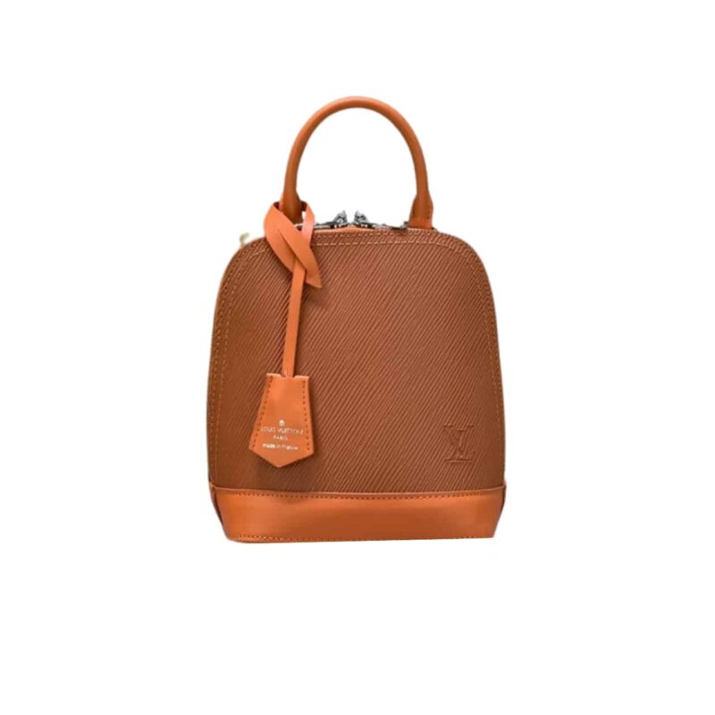 Louis Vuitton Alma Backpack Epi Leather Orange 20Cm M25104