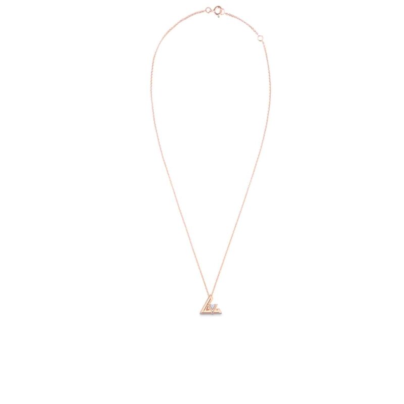 Louis Vuitton Lv Volt One Necklace Rose Gold 18K Q93813