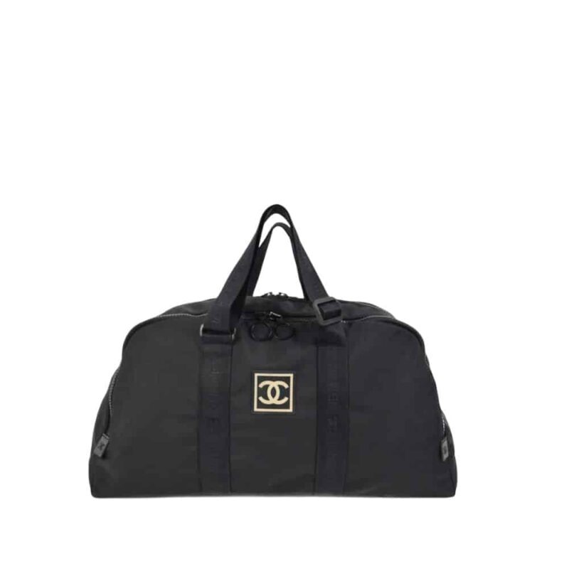 Chanel Sport Cc Duffle Bag Black 51Cm