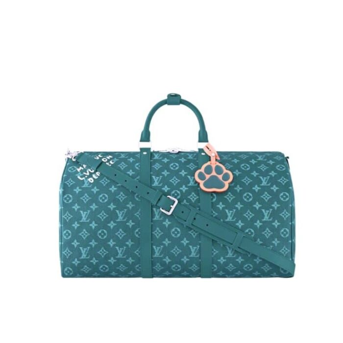 Louis Vuitton Keepall Bandoulière Green 45Cm M46593