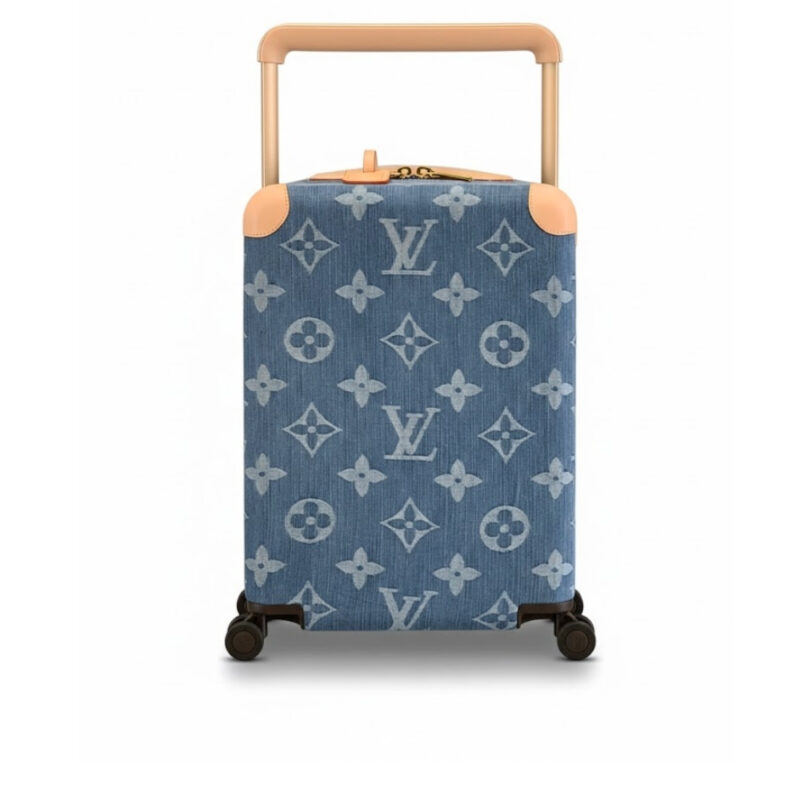 Louis Vuitton Horizon 55 Suitcase Monogram Cotton Canvas Denim Blue 55Cm M24314