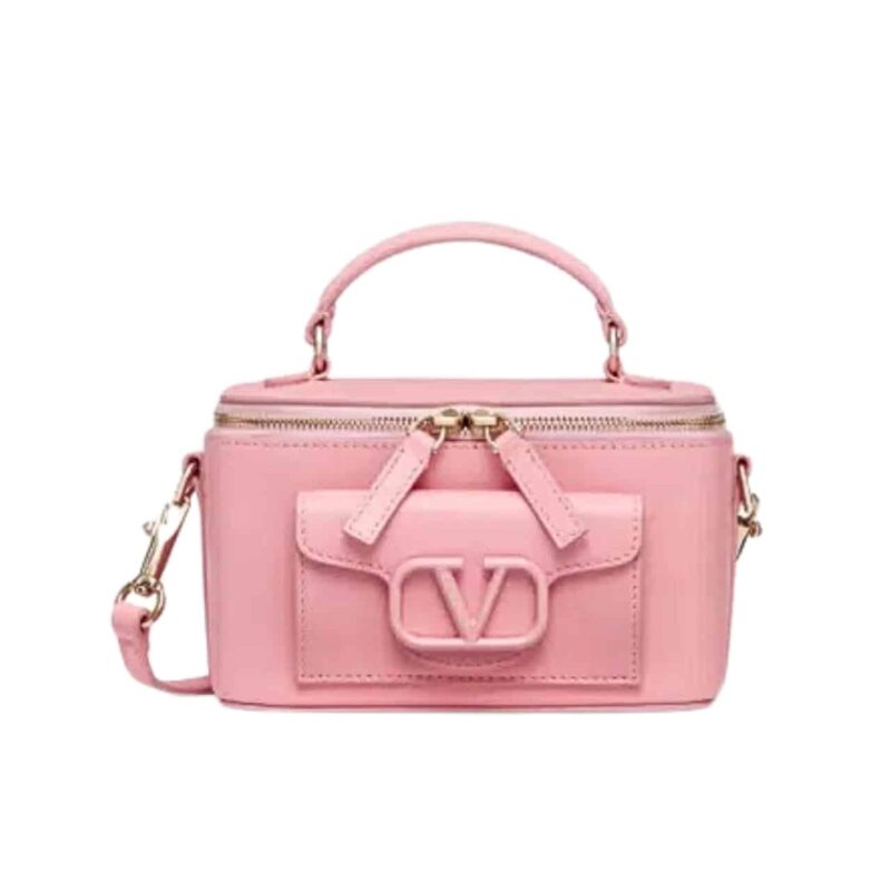 Valentino Mini Garavani Locò Handbag In Pink 22Cm 4W2P0Z86Nht Zqq