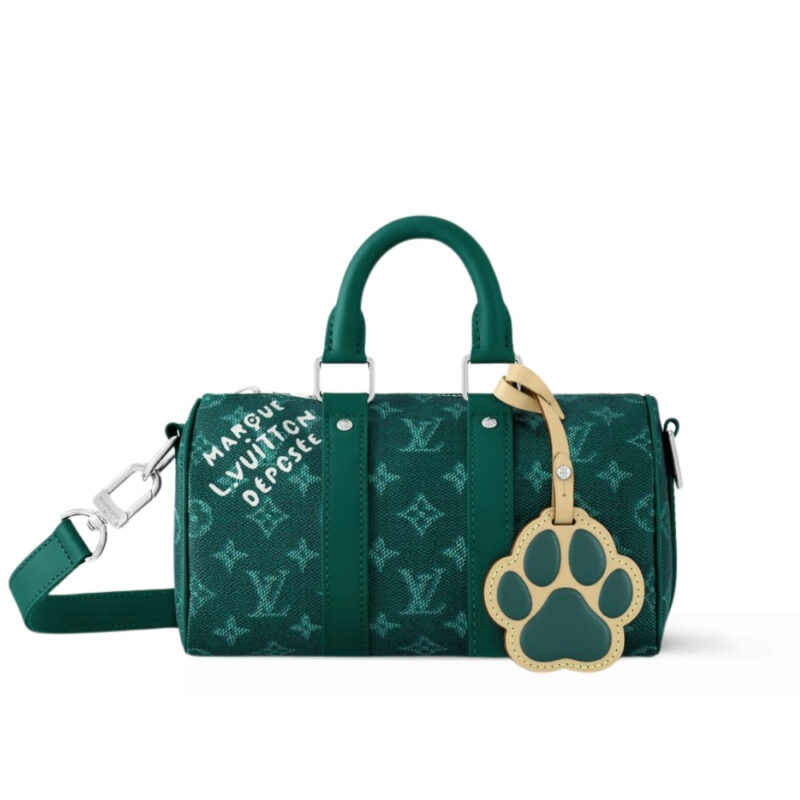 Louis Vuitton Keepall Bandoulière 25 Monogram Heritage Green 25Cm M12684