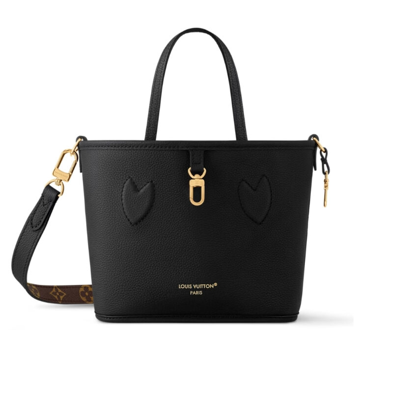 Louis Vuitton Neverfull Bandoulière Inside Out BB Monogram Black 26Cm M12099