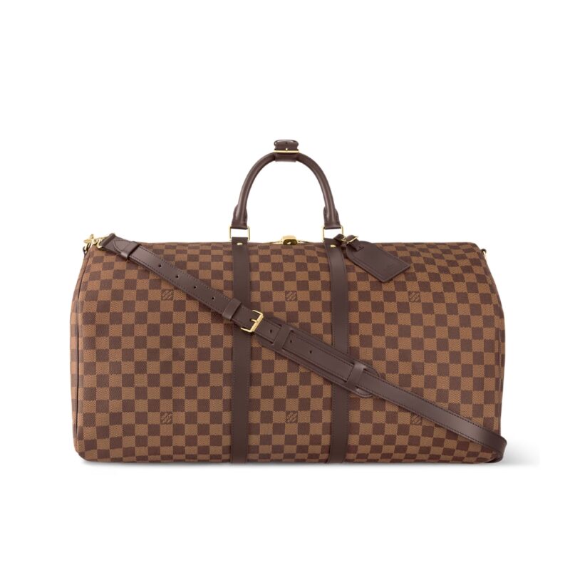 Louis Vuitton Keepall Bandoulière 55 Damier Ebene 55cm N41414