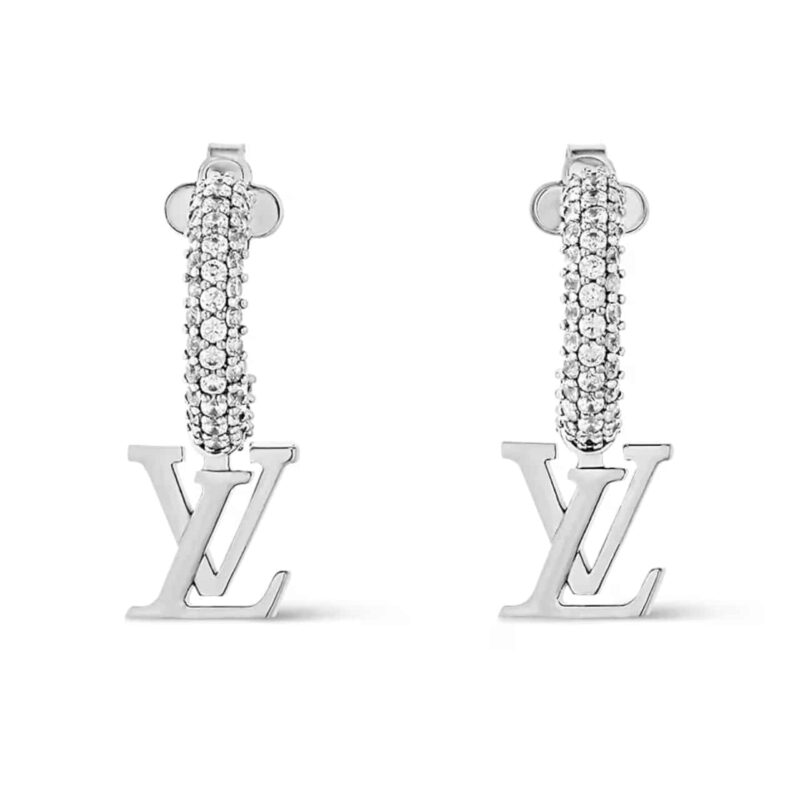 Louis Vuitton Lv Iconic Earrings Silver M02276