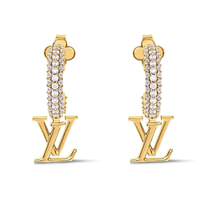 Louis Vuitton Lv Iconic Earrings Gold M01732