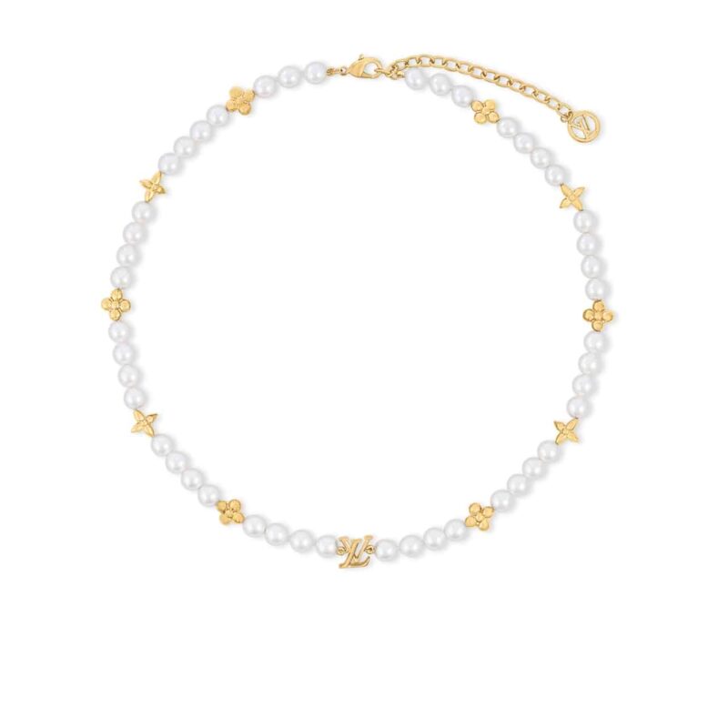 Louis Vuitton My Lv Pearl Necklace M01990