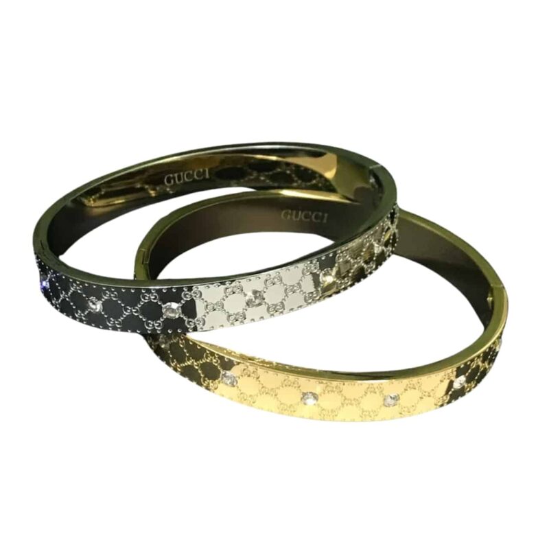 Gucci Cuff Bracelet Gold 8Mm