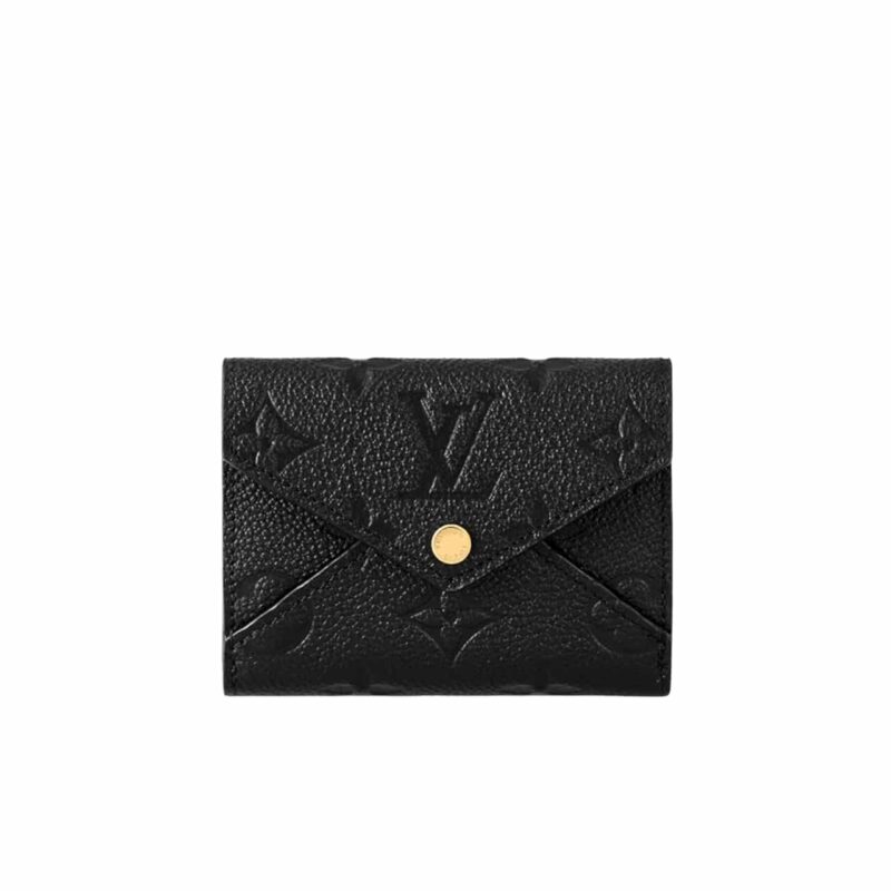 Louis Vuitton Celeste Wallet In Monogram Empreinte Black 10Cm
