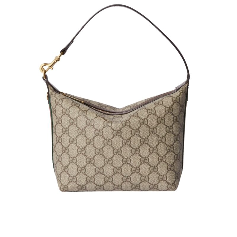 Gucci Gg Ophidia Super Mini Shoulder Bag Beige And Ebony 20Cm 795170 96Iwg 8745