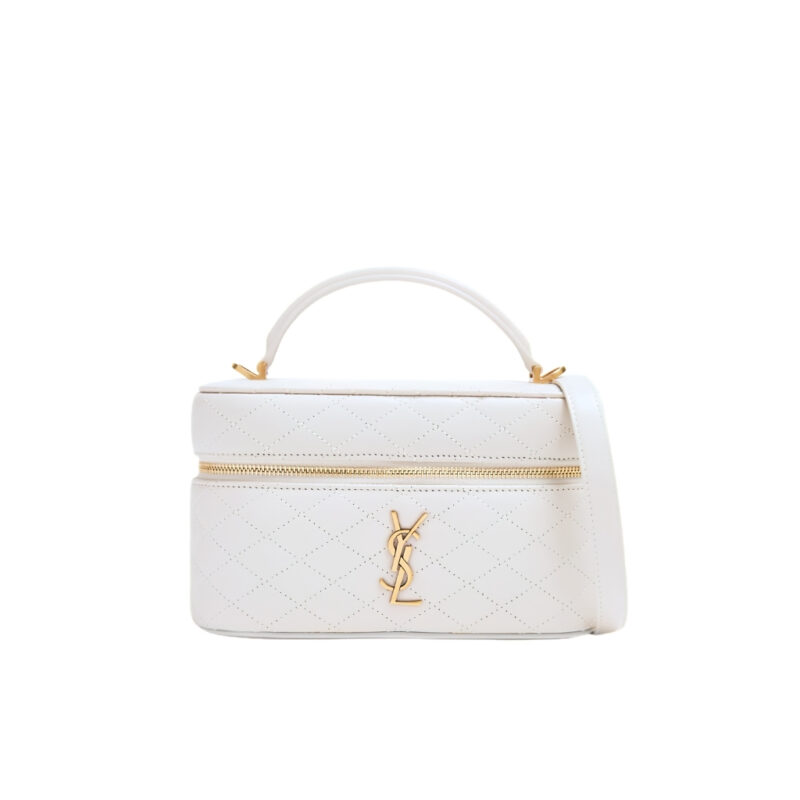 Saint Laurent Gaby Vanity Bag In Blanc Vintage 18Cm 7667311El079207